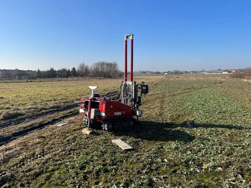 sondowanie statyczne CPTU 